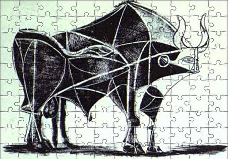 Cakapuzzle  Le Taureau Puzzle Yapboz MDF Ahşap