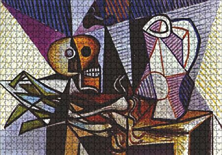 Cakapuzzle  Still life 1945 by Pablo Picasso Puzzle Yapboz MDF Ahşap