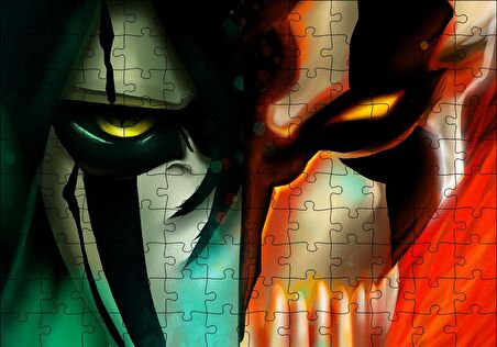 Cakapuzzle  Yarı İnsan Yarı Şeytan Puzzle Yapboz MDF Ahşap