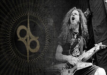 Cakapuzzle  Dimebag Darrell Elektrogitar Puzzle Yapboz MDF Ahşap