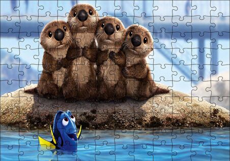 Cakapuzzle  Kayıp Balık Dory Puzzle Yapboz MDF Ahşap