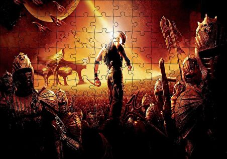 Cakapuzzle  The Chronicles of Riddick 2004 Görsel Puzzle Yapboz MDF Ahşap