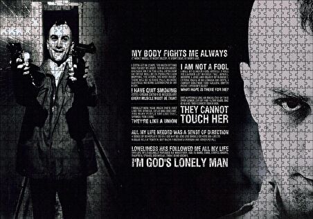 Cakapuzzle  Taxi Driver De Niro'nun Kopyaları Puzzle Yapboz MDF Ahşap