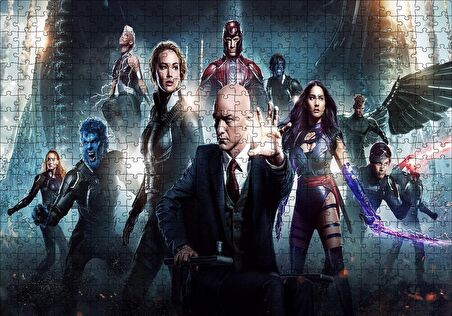Cakapuzzle  X Men Ekip Puzzle Yapboz MDF Ahşap