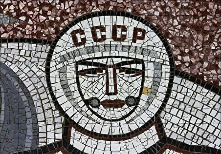 Cakapuzzle  Mozaik Sovyetler Birliği Puzzle Yapboz MDF Ahşap