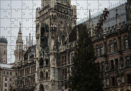Cakapuzzle  Tarihi Görkemli Katedral Puzzle Yapboz MDF Ahşap