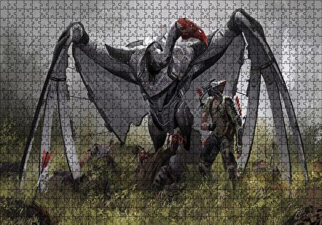 Cakapuzzle  Dev Mekanik Akbaba ve Savaşçı Puzzle Yapboz MDF Ahşap