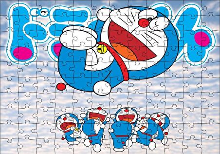 Cakapuzzle  Doraemon Karakterleri Puzzle Yapboz MDF Ahşap