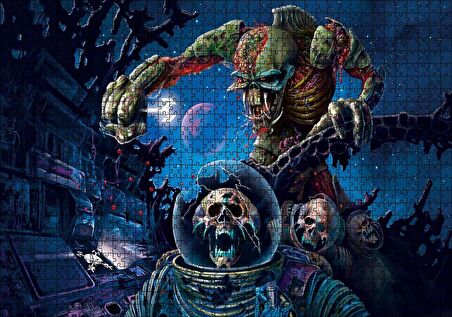 Cakapuzzle  Yaratıkların Savaşı İllüstrasyon Puzzle Yapboz MDF Ahşap
