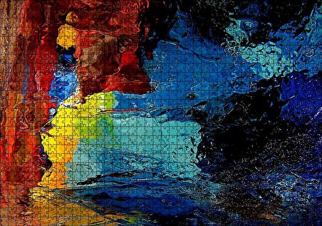 Cakapuzzle  Yağlı Boya Resmi Puzzle Yapboz MDF Ahşap