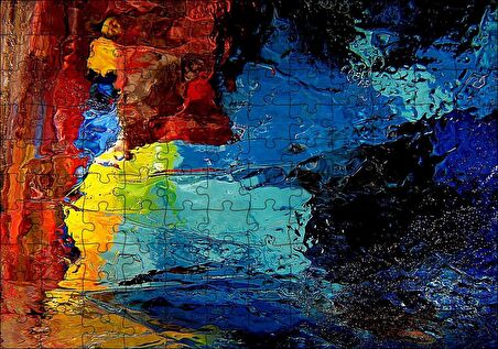 Cakapuzzle  Yağlı Boya Resmi Puzzle Yapboz MDF Ahşap