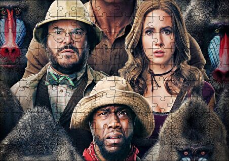Cakapuzzle  Jumanji Sonraki Seviye Film Görseli Puzzle Yapboz MDF Ahşap
