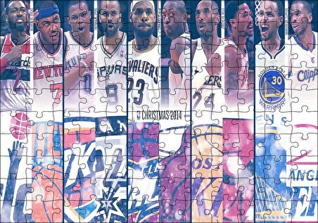 Cakapuzzle  Oyuncuları Chrıstmas 2014 Puzzle Yapboz MDF Ahşap