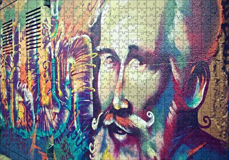 Cakapuzzle  Stalin Duvar Boyama Puzzle Yapboz MDF Ahşap