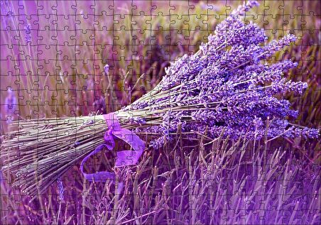 Cakapuzzle  Bir Demet Lavanta Puzzle Yapboz MDF Ahşap