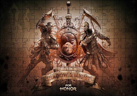 Cakapuzzle  For Honor Season 2 Shadow Ve Might Görseli Puzzle Yapboz MDF Ahşap