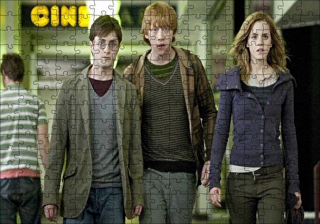 Cakapuzzle  Harry Potter Ve Ölüm Yadigarları Görseli Puzzle Yapboz MDF Ahşap
