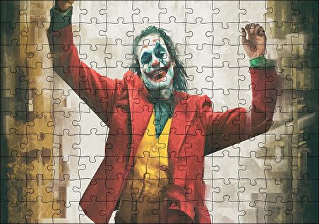 Cakapuzzle  Joker Gülümseme Filmi Görseli Puzzle Yapboz MDF Ahşap