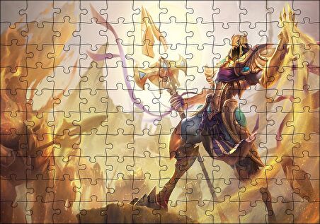 Cakapuzzle  Pandemonium Oyun Kumların İmparatoru Azir Görseli Puzzle Yapboz MDF Ahşap