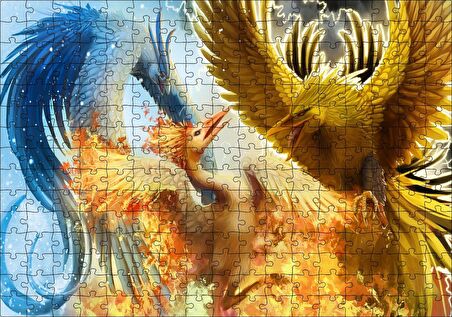 Cakapuzzle  Pokemon Parlayan Efsaneler Görseli Puzzle Yapboz MDF Ahşap