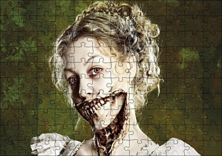 Cakapuzzle  Aşk ve Gurur ve Zombiler Karekter Görseli Puzzle Yapboz MDF Ahşap