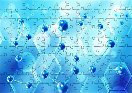 Cakapuzzle  Kimya Sunum Temaları Görseli Puzzle Yapboz MDF Ahşap