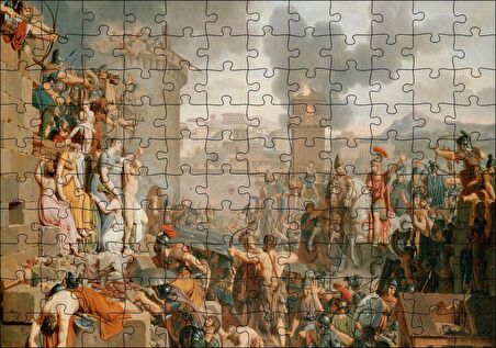 Cakapuzzle  Roma Savaşları Görseli Puzzle Yapboz MDF Ahşap