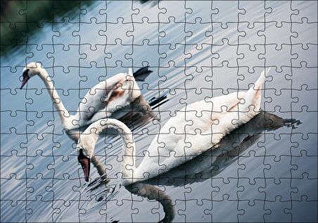 Cakapuzzle  Fırtına Çocuk ve Pelikan Puzzle Yapboz MDF Ahşap