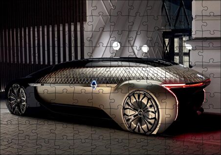 Cakapuzzle  Renault Ez Ultimo Elektrikli Araç Puzzle Yapboz MDF Ahşap