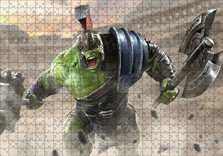 Cakapuzzle  Hulk Gladyatör Arenasında Puzzle Yapboz MDF Ahşap