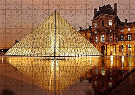 Cakapuzzle  Paris Louivre Müzesi Puzzle Yapboz MDF Ahşap