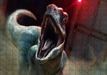 Cakapuzzle Jurassic World Velociraptor Blue Puzzle Yapboz MDF Ahşap