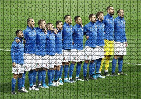 Cakapuzzle Euro 2021 Kupa Şampiyonu İtalya Puzzle Yapboz MDF Ahşap