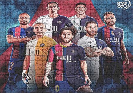 Cakapuzzle Futbol Devleri PSG de Puzzle Yapboz MDF Ahşap