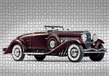 Cakapuzzle Duesenberg Model J 1920-1929 Puzzle Yapboz MDF Ahşap