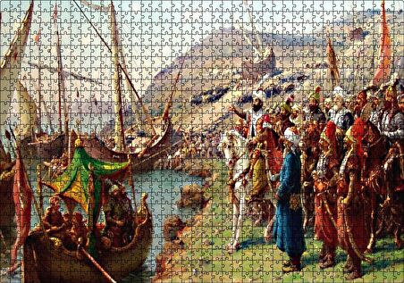 Cakapuzzle İstanbul Fethİ Fatih Sultan Mehmet Gemileri Karadan İndirilmesi Puzzle Yapboz MDF Ahşap