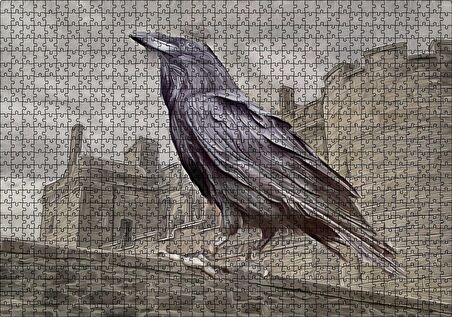 Cakapuzzle Kuzgunların Kralı Görseli Puzzle Yapboz MDF Ahşap