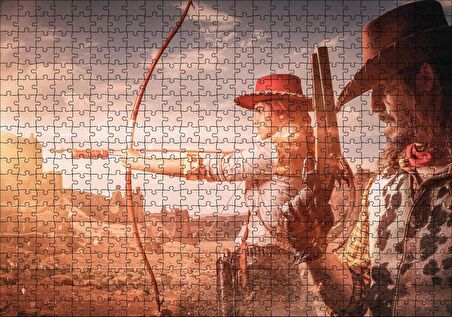 Cakapuzzle Red Dead Redemption Oyun Posteri Puzzle Yapboz MDF Ahşap