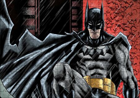 Cakapuzzle Batman Dijital İllüstrasyon Puzzle Yapboz MDF Ahşap