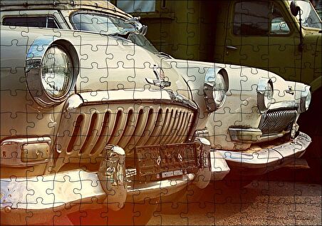 Cakapuzzle Araba Gaz 21 SSCB Puzzle Yapboz MDF Ahşap