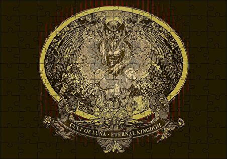 Cakapuzzle Cult Of Luna Eternal Kingdom Görseli Puzzle Yapboz MDF Ahşap