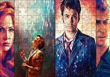 Cakapuzzle Doctor Who 11 Doktor Puzzle Yapboz MDF Ahşap