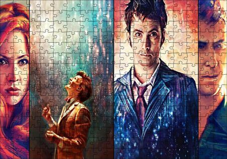 Cakapuzzle Doctor Who 11 Doktor Puzzle Yapboz MDF Ahşap