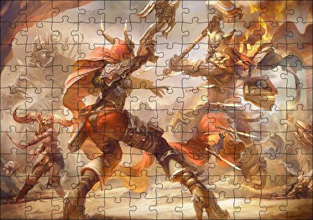 Cakapuzzle Fırtına Sanatının Kahramanları Puzzle Yapboz MDF Ahşap