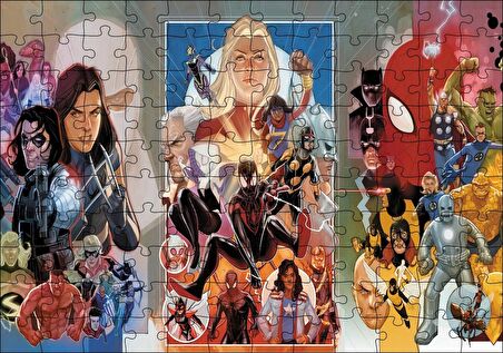 Cakapuzzle Marvel Avengers Çizgi Romanlar Marvel Comics Banshee Görseli Puzzle Yapboz MDF Ahşap