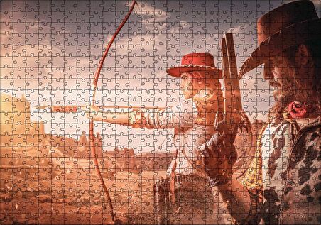 Cakapuzzle Red Dead Redemption Oyun Posteri Puzzle Yapboz MDF Ahşap