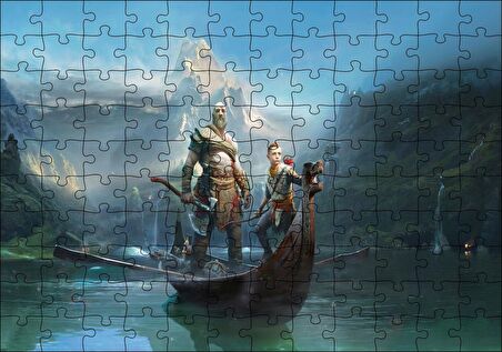 Cakapuzzle Savaş Tanrısı Görseli Puzzle Yapboz MDF Ahşap