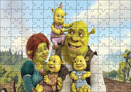 Cakapuzzle Shrek Sonsuza Kadar Shrek, Puzzle Yapboz MDF Ahşap