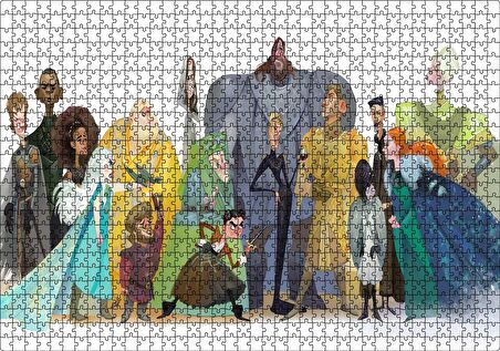 Cakapuzzle Taht Oyunları Karakter Tasarımı Animasyon Görseli Puzzle Yapboz MDF Ahşap