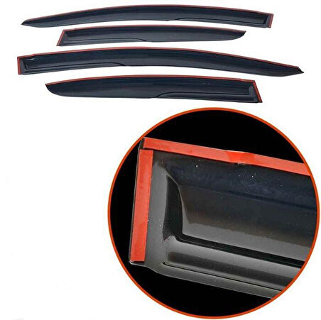 Peugeot 306  1993-2002 Araca Özel Mugen Cam Rüzgarlıgı 4'lü Set